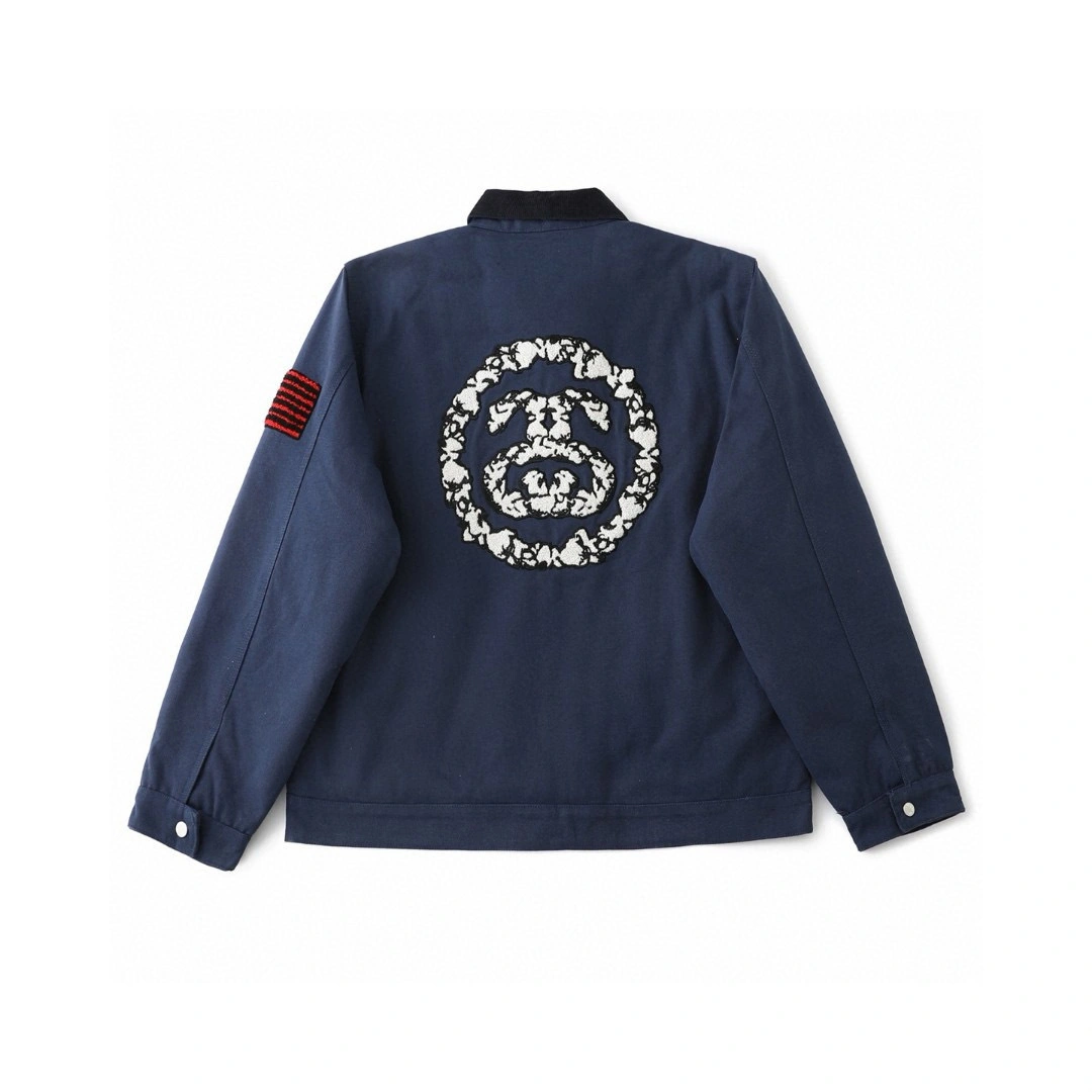 & wg.luxury-- St00 X Denim Tears 25SS Canvas Jacket embroidery item:E-F402E1517